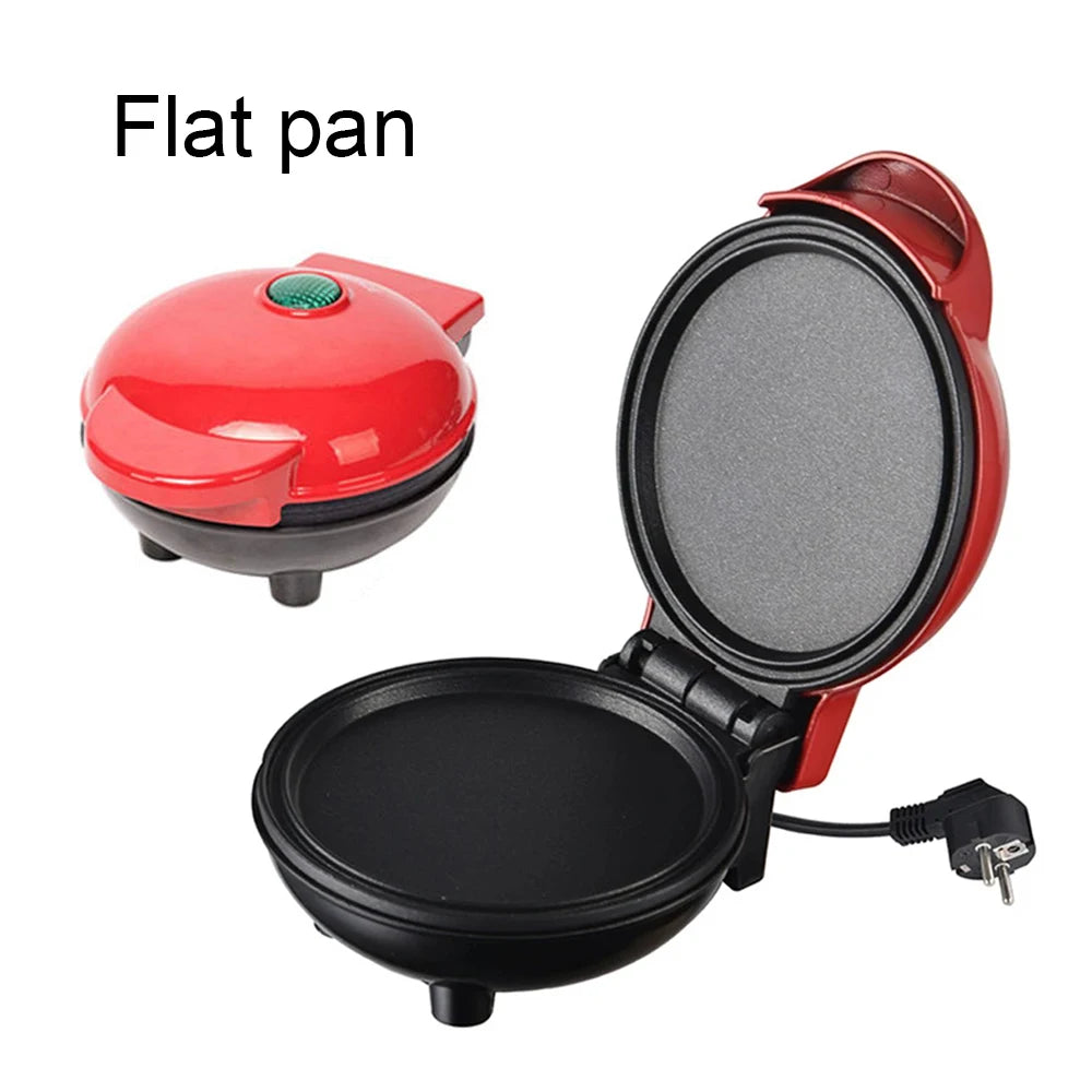 Electric Mini Waffle Maker Pancake Baking Machine Sandwich Toast Breakfast Maker Non-stick Barbecue Oven Double-side Heating US