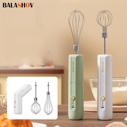 Folding Portable Electric Food Mixer Automatic Whisk Egg Beater Butter Cream Vertical Whipper Kitchen Cordless Hand Blender