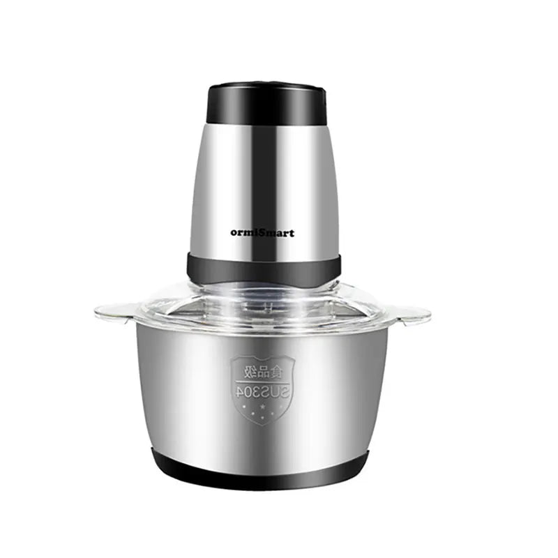 2Speeds 304Stainless Steel Electric Chopper Meat Grinder Mincer Food Processor Slicer Vegetable food chopper meat slicer machine