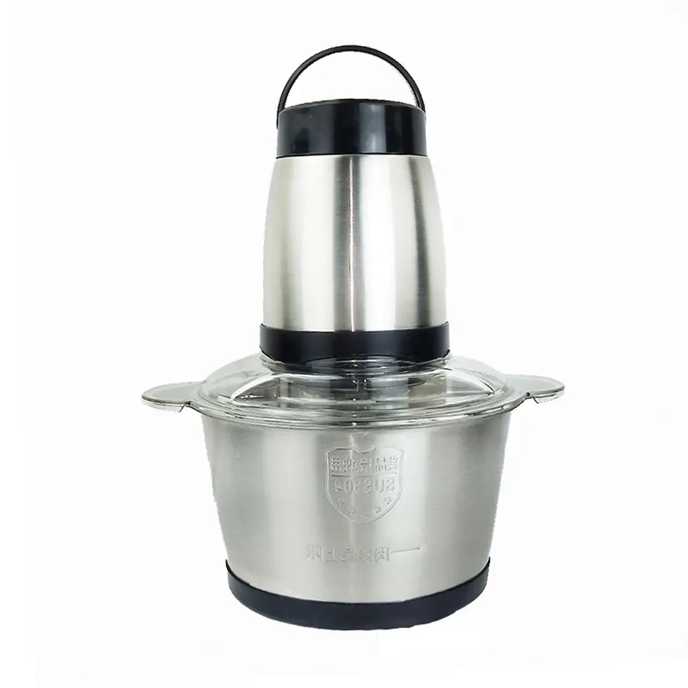 2Speeds 304Stainless Steel Electric Chopper Meat Grinder Mincer Food Processor Slicer Vegetable food chopper meat slicer machine