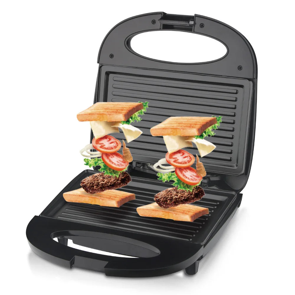 850W Household Double-sided Heated Breakfast Machine, Small Waffle Maker, Multi-functional Light Cake Maker Semi-automatic