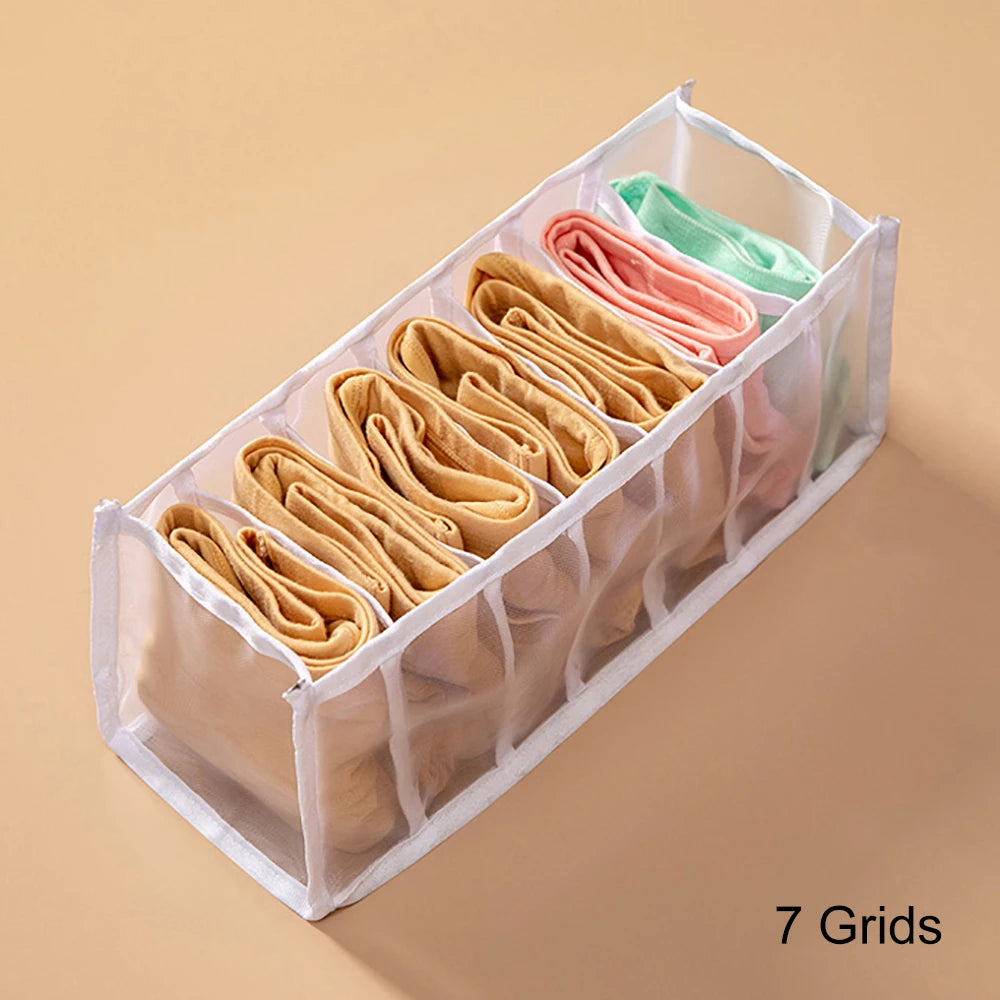 Wardrobe Closet Cabinet Organizers Drawer Divider Home Dormitory Underwear Bra Socks Panty Storage Boxes Home Organization