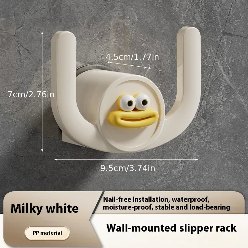 Cartoon Slipper Hooks, Bathroom Slipper Racks, Shower Storage Racks, Draining Racks - Essential Items for Bathrooms and Bedrooms