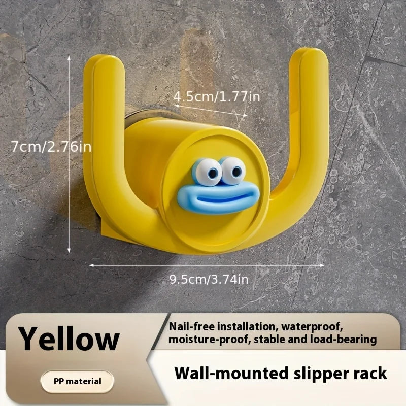 Cartoon Slipper Hooks, Bathroom Slipper Racks, Shower Storage Racks, Draining Racks - Essential Items for Bathrooms and Bedrooms
