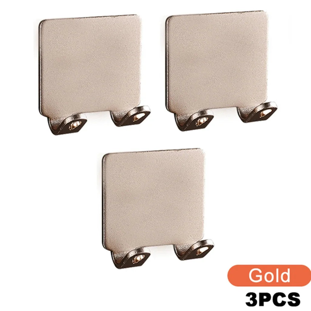 Bathroom Stainless Steel Razor Holder Storage Hook Wall Men Shaving Shaver Shelf Punch Free Razor Rack Accessories Organization