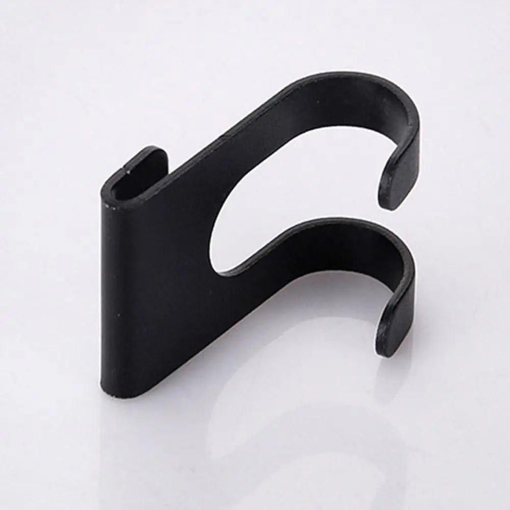 Bathroom Aluminum Hook Punch Free Wall Mounted Hook Towel Shower Glass Door Hook Shelf Bag Home Storage Organizer Hooks